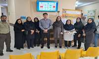 دیدار سرپرست معاونت درمان دانشگاه با پرسنل کلینیک دیابت مجتمع آموزشی درمانی پیامبر اعظم(ص)