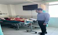 بازدید سرزده معاون درمان دانشگاه، از بیمارستان بندر خمیر در تعطیلات نوروز